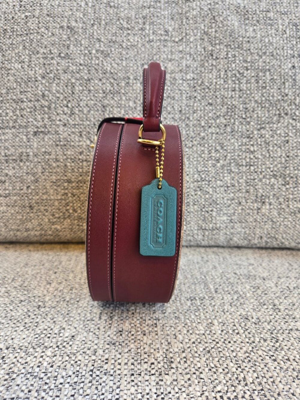 Coach Lunar New Year Circle Bag in Signature Canvas - Picture 8 of 16